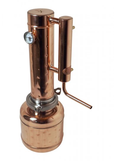 "CopperGarden" Destille EASY MOONSHINE XXL 2 Liter mit Thermometer - neues Modell 2020 - zum Schließen ins Bild klicken