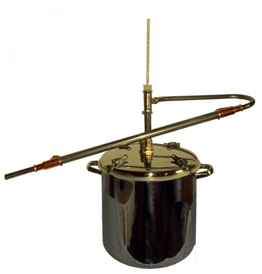 Low-Cost 9-Litres Stainless-Steel Distillery with Tension Lock - Click Image to Close