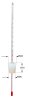 (image for) Laboratory Thermometer, 30 cm and Silicon-Plug, Ø 18-24 mm (NS24)